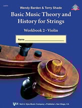Basic Music Theory and History for Strings Violin string method book cover